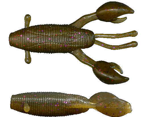 Fishus Mojo Craw - PM - Green Pumpkin Magic Fishus Mojo Craw -PM - Green Pumpkin Magic