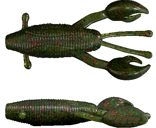 Fishus Mojo Craw - WR- Watermelon Red Fishus Mojo Craw -WR- Watermelon Red