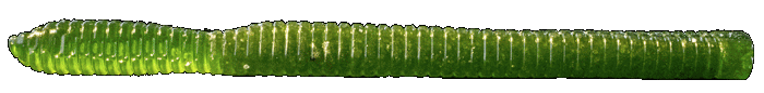 Fishus Bass Trap Worm -W - Watermelon No Flake