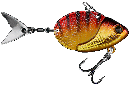 Fishus Esparrall Spin Tail -RT - Red Tiger