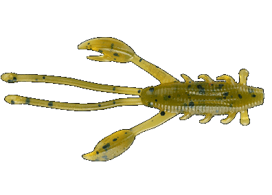 Fishus Mojo Nymph -GPB - Green Pumpkin Black Flake