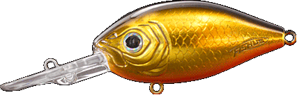 Fishus Assault Crank MR -BGO - Black Gold Orange